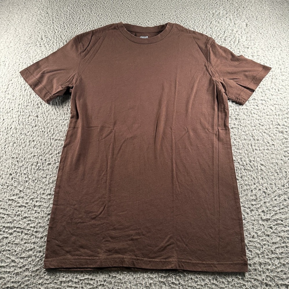 Kith T-Shirt Mens S Brown Short Sleeve Crewneck 100% Cotton Minimal Wear
